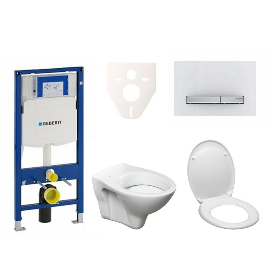 Cenovo zvýhodnený závesný WC set Geberit do ľahkých stien /