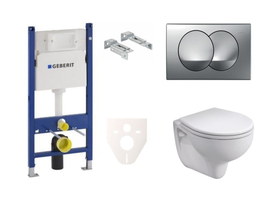 Cenovo zvýhodnený závesný WC set Geberit do ľahkých stien /