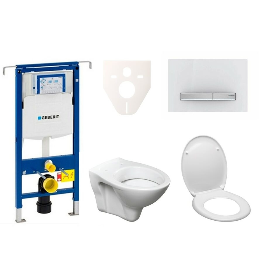 Cenovo zvýhodnený závesný WC set Geberit do ľahkých stien /