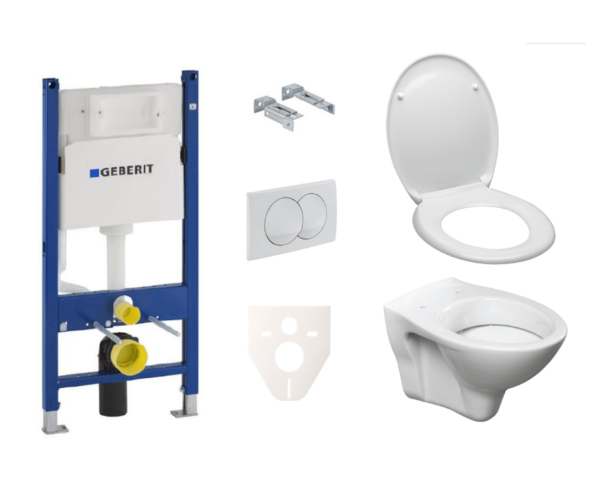 Závesný set WC S-line + modul Geberit Duofix