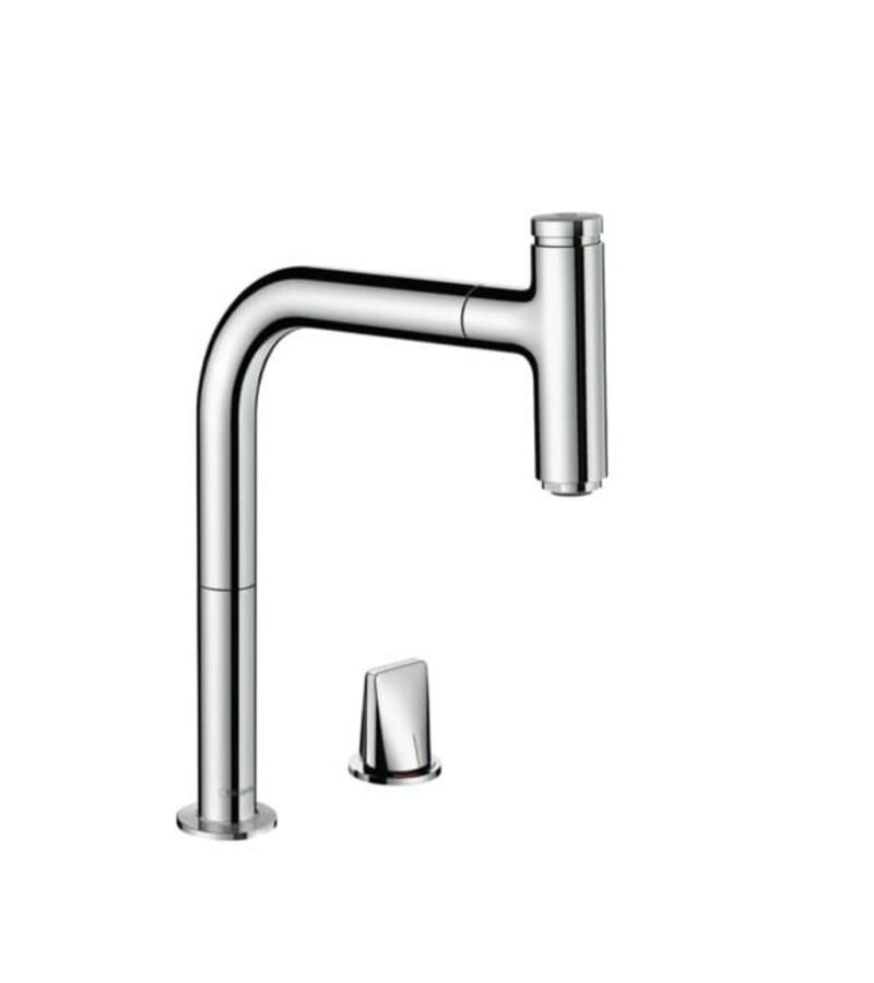 Drezová batéria Hansgrohe Metris Select M72 s