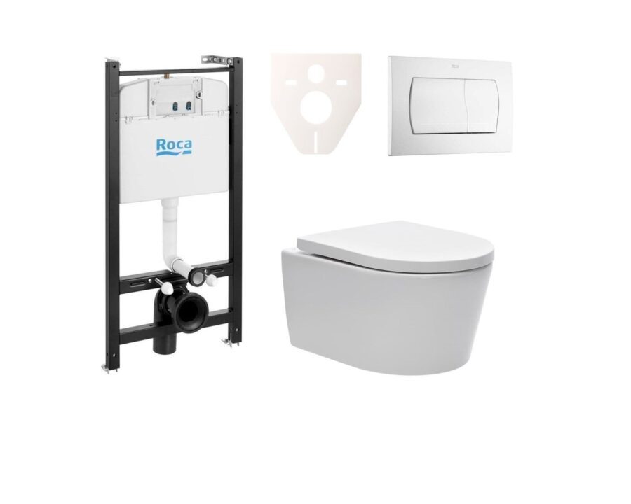 Cenově zvýhodněný závěsný WC set Roca k zazdění