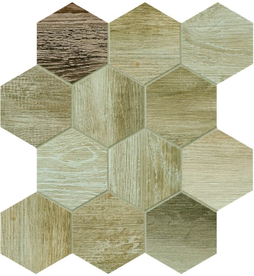 Dlažba Dom Barn Wood beige 35x37