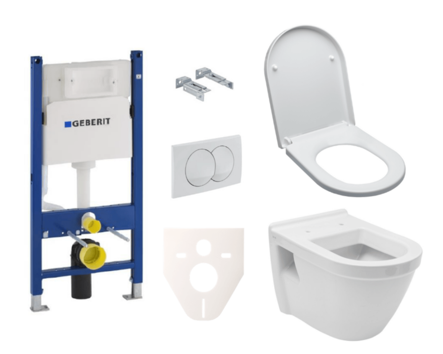 Závesný set WC S50 Vitra + modul Geberit Duofix