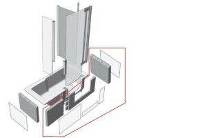 Panel k vani Artweger Duett 170