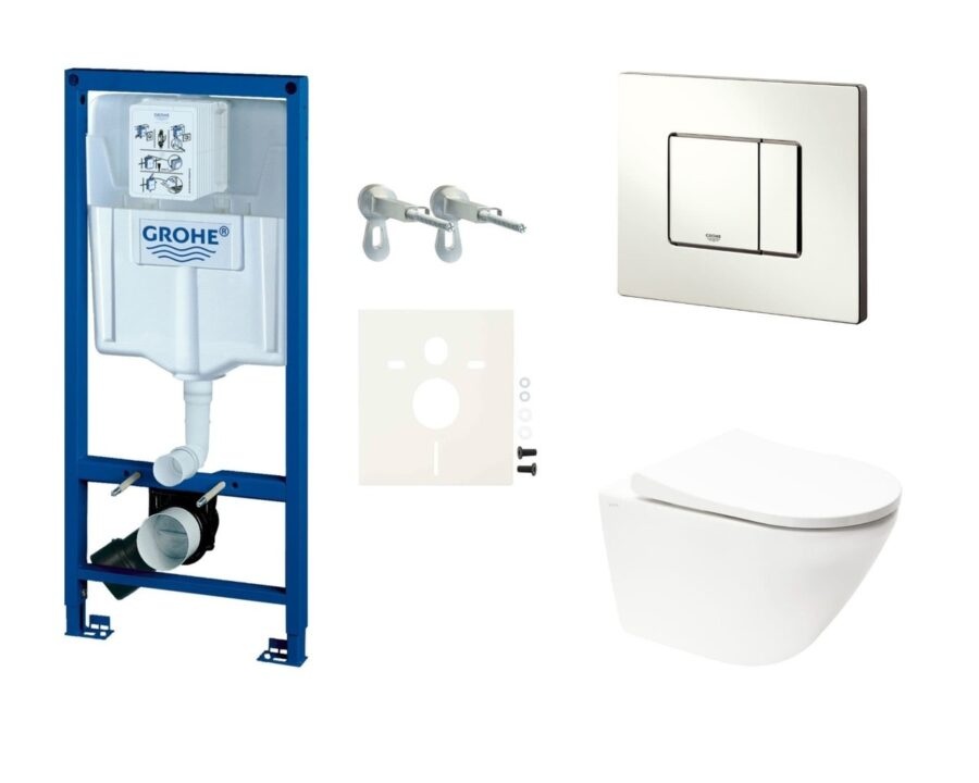 Cenovo zvýhodnený závesný WC set Grohe do ľahkých stien /