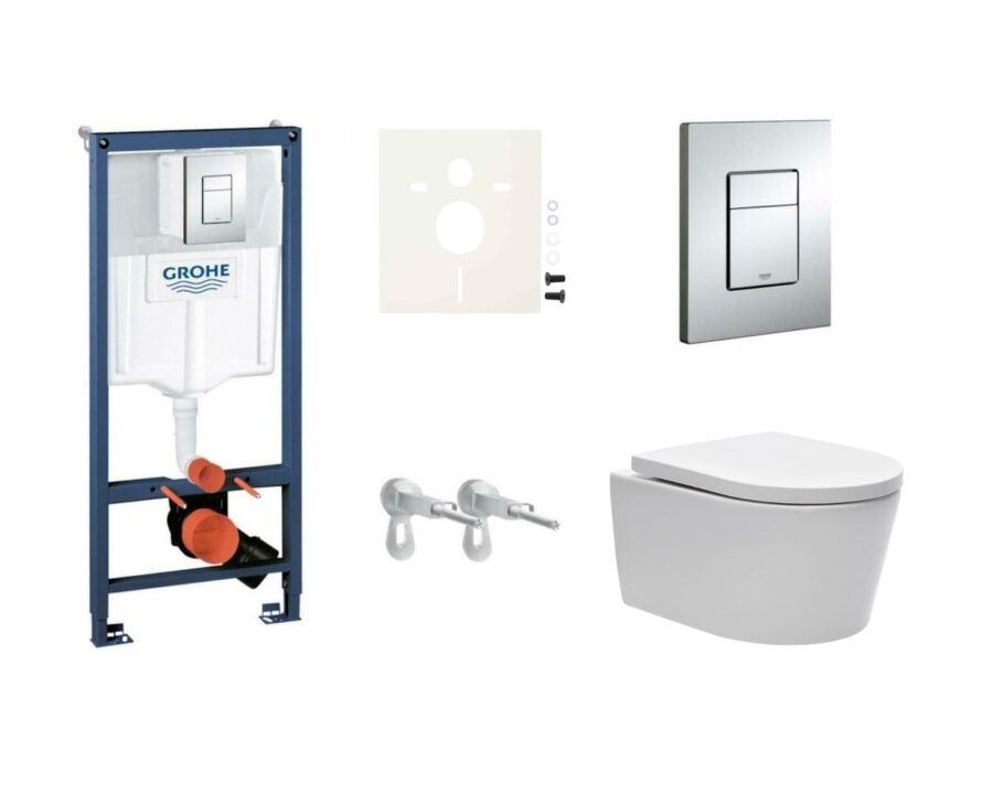 Cenovo zvýhodnený závesný WC set Grohe do ľahkých stien /