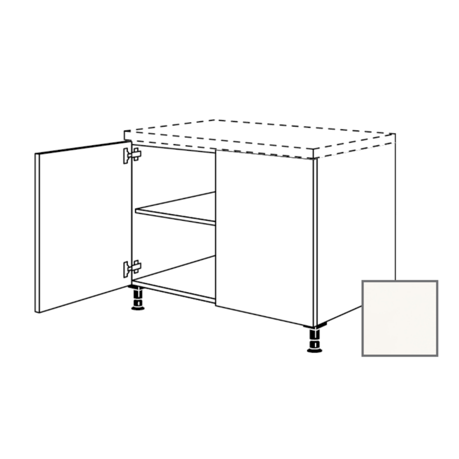 Kuchynská skrinka spodní Naturel Erika24 s dvierkami